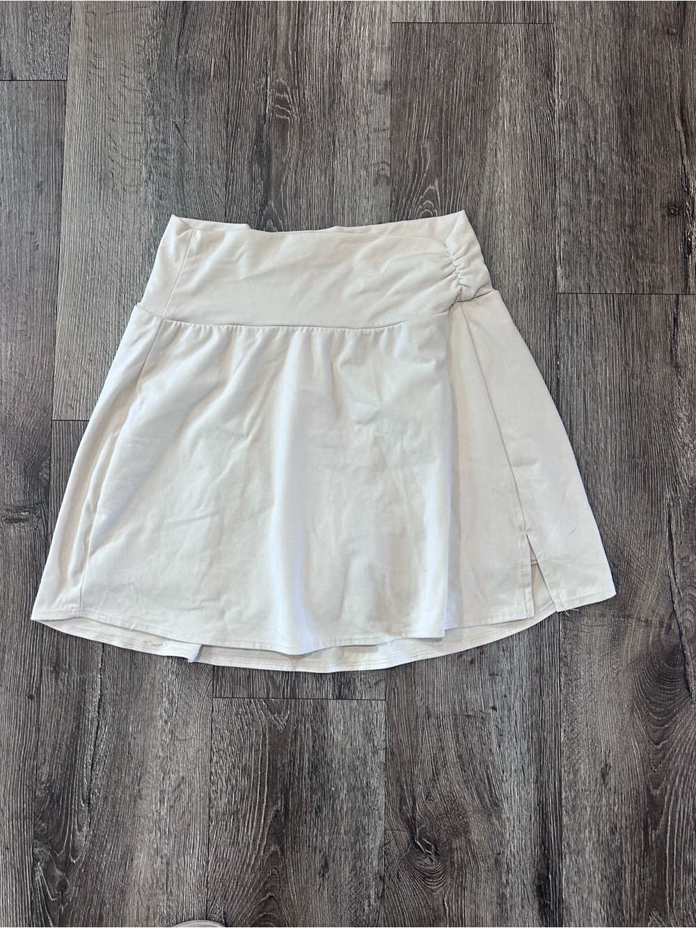 PacSun White Active Skort with Side Slit